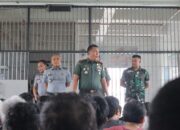 Sinergitas TNI dan Lapas Kelas I Tangerang Jamin Keamanan, Kepala KPLP Bersama Danramil Kontrol Langsung Blok Hunian