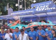 Ada Display Mobil Formula E di Bundaran HI 