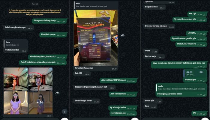 Comfort Spa Terus Beroperasi, Masyarakat Geram dengan Aparat yang Cuma Gertak Sambal