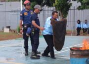 Pastikan Kesiapan Jajaran, Lapas Perempuan Tangerang Gandeng Damkar Kota Tangerang Laksanakan Simulasi Pemadaman Kebakaran
