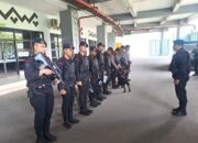 Brimob Polda Metro Jaya Laksanakan Sterilisasi Jelang Pertandingan Bali United vs Sulawesi United di Stadion Chandrabagha