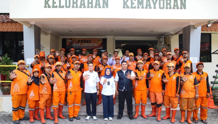 Kelurahan Kemayoran Kolaborasi Gulkarmat Jakpus Bangun Rumah Hidran di RW 10