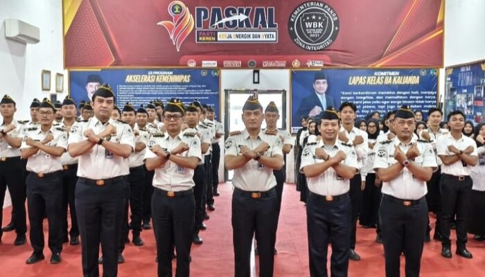 Perkuat Komitmen Integritas, Lapas Kalianda Teken Komitmen Bersama Pembangunan Zona Integritas.