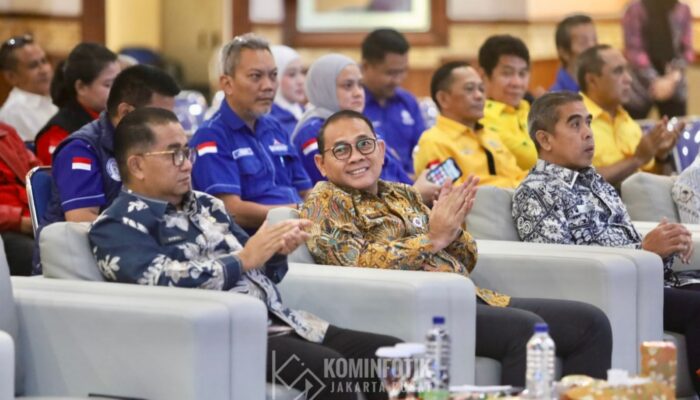 Wali Kota Jakpus Hadiri Seminar Penguatan Ideologi dan Wawasan Kebangsaan Bagi Pengurus Partai Politik