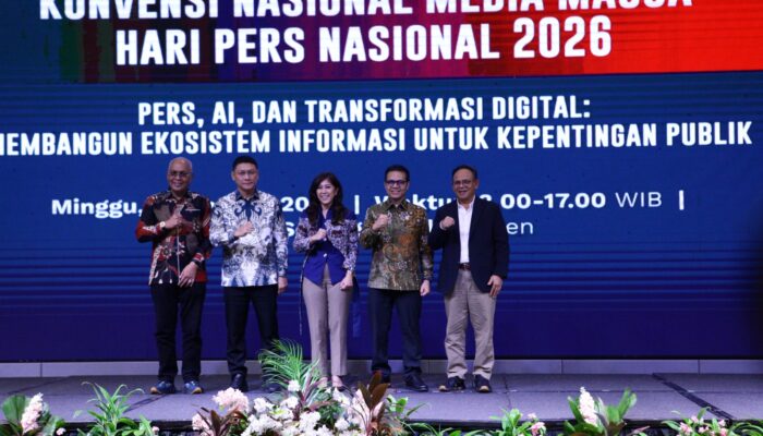 Menkomdigi Buka Konvensi Nasional Media Massa HPN 2026, Soroti Etika Pers di Era AI