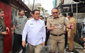 Wali Kota Mendampingi Gubernur Meninjau Puskesmas Pembantu di Kelurahan Serdang