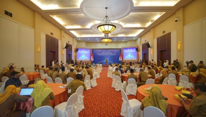 Polda Lampung Tegaskan Komitmen Pengamanan Pangan dalam High Level Meeting TPID Jelang Ramadhan