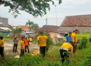 Wujud Kepedulian pada Peninggalan Bersejarah, Polres Lampung Selatan Bersih – Bersih Eks Kantor Pos Lama Kalianda