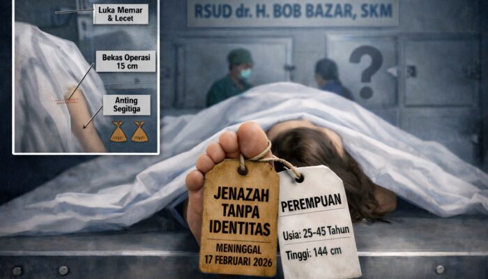 Jenazah Perempuan Tanpa Identitas Dirawat 11 Hari di RSUD dr. H. Bob Bazar, SKM, Warga Diminta Bantu Identifikasi