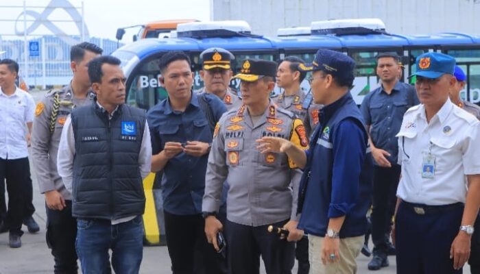 Kapolda Lampung Irjen Pol Helfi Assegaf cek kesiapan pelabuhan bakauheni jelang operasi ketupat krakatau 2026