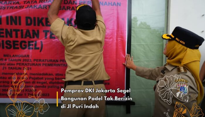 Pemprov DKI Segel Bangunan Padel di Puri Indah karena Langgar Tata Ruang