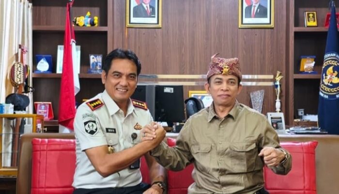 Perkuat Silaturahmi dan Sinergi dengan Masyarakat, Kalapas Kalianda Terima Audiensi Pemuka Adat Lampung Selatan