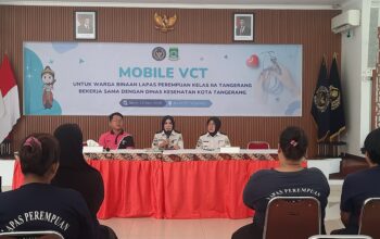 Deteksi Dini Penyakit Menular, 166 WBP Lapas Perempuan Tangerang Ikuti Mobile VCT