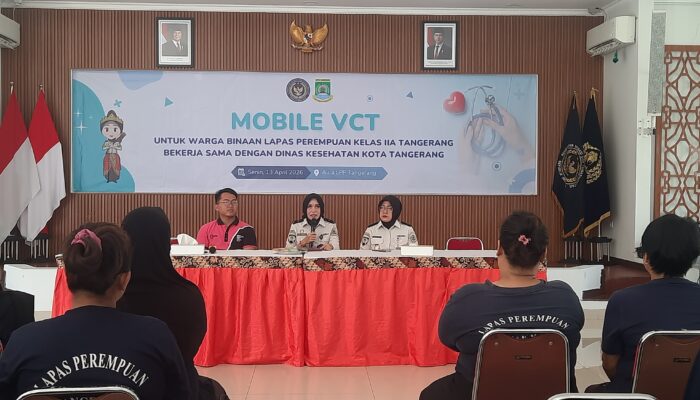 Deteksi Dini Penyakit Menular, 166 WBP Lapas Perempuan Tangerang Ikuti Mobile VCT