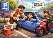 Diduga Ada Pungli, Parkir Liar di Sekitar Kantor Wali Kota Jakbar Resahkan Masyarakat