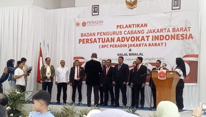 Peradin Lantik Hartono Suwongso Pimpin BPC Jakarta Barat, Siap Perkuat Akses Bantuan Hukum bagi Masyarakat