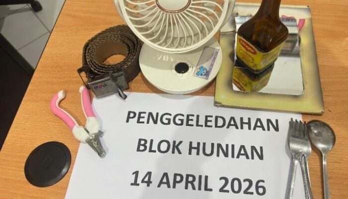 Deteksi Dini, Lapas Perempuan Kelas IIA Tangerang Lakukan Sidak Blok Hunian