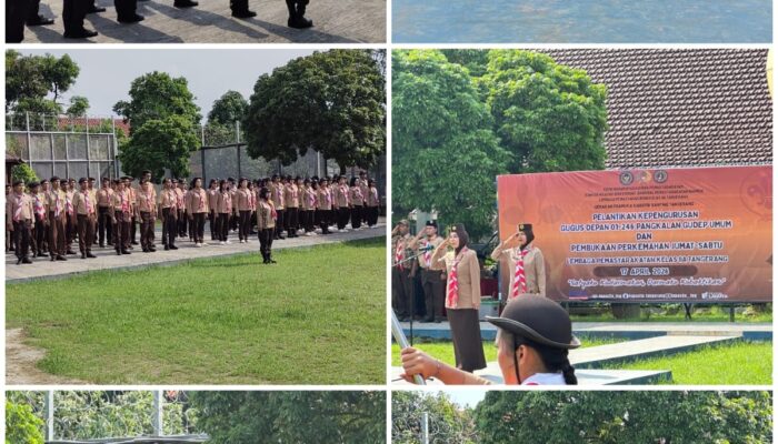 Pramuka Lapas Perempuan Kelas IIA Tangerang Mengikuti Kegiatan Pembukaan Perkemahan Jumat Sabtu (Perjusa) Pramuka Di Lapas Kelas IIA Tangerang