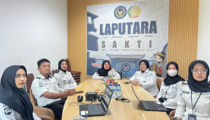 Lapas Perempuan Kelas IIA Tangerang Ikuti Analisis dan Evaluasi Capaian Kinerja Triwulan I 2026