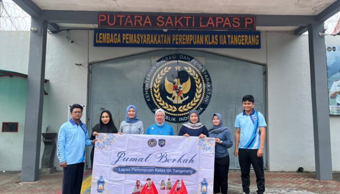 Tebar Kepedulian di Hari Jumat, Lapas Perempuan Tangerang Gelar Jumat Berkah Berbagi