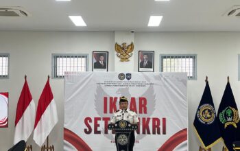 Kepala Lapas Perempuan Kelas IIA Tangerang Hadiri Kegiatan Ikrar Setia NKRI WBP Napiter di Lapas Kelas I Tangerang