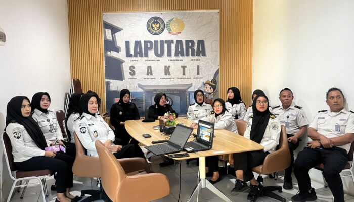 Lapas Perempuan Kelas IIA Tangerang Ikuti Pengarahan Dirjenpas tentang Penguatan Fungsi Pengamanan dan Pengawasan Pemasyarakatan