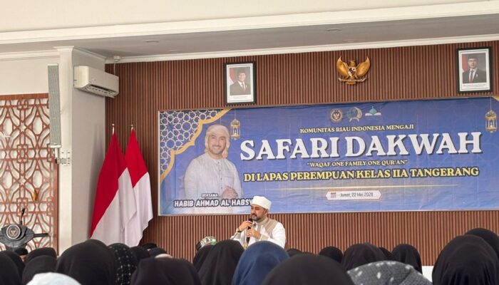 Tausiah Penuh Makna, Habib Ahmad Al Habsyi Sentuh Hati WBP LPP Tangerang