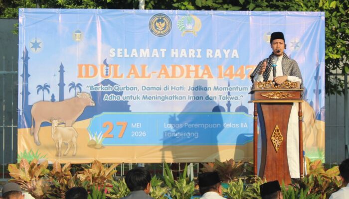 Lapas Perempuan Kelas IIA Tangerang Laksanakan Shalat Iduladha 1446 H Penuh Khidmat dan Kebersamaan