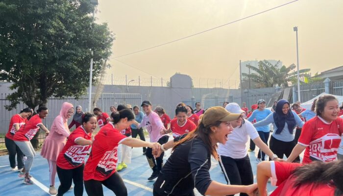 Gerak Sehat, Hati Gembira! Senam Pagi Bersama Warnai Lapas Perempuan Kelas IIA Tangerang