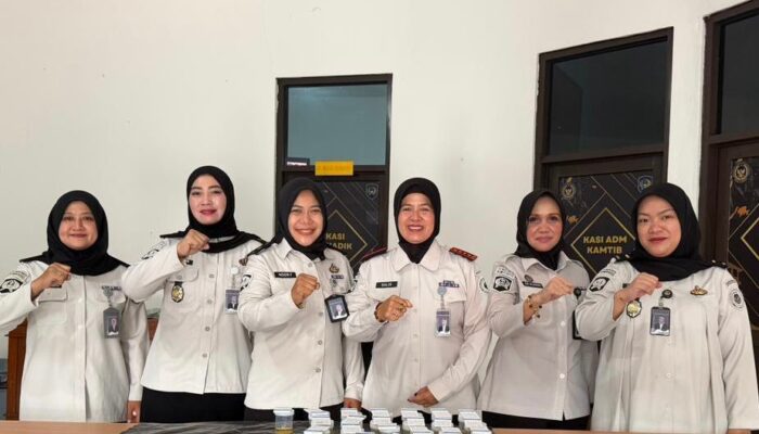 Langkah Nyata Wujudkan Zero HALINAR, Warga Binaan LPP Tangerang Laksanakan Tes Urin