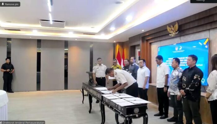Lapas Perempuan Kelas IIA Tangerang Ikuti Penandatanganan Perjanjian Kerja Sama INKOPASINDO dengan Mitra Kerja Sama
