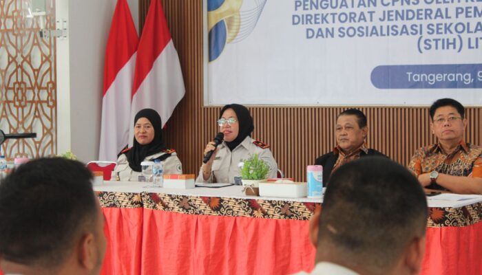 Perkuat Integritas dan SDM Unggul, Kakanwil Ditjenpas Banten Berikan Penguatan kepada CPNS di Lapas Perempuan Tangerang