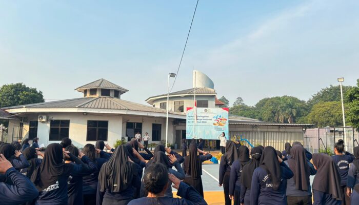 Tanamkan Jiwa Nasionalisme, Lapas Perempuan Tangerang Gelar Upacara Bendera bagi Warga Binaan