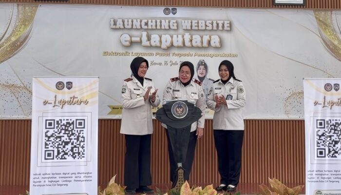Lapas Perempuan Tangerang Luncurkan e-Laputara, Wujudkan Transformasi Pelayanan Publik Berbasis Digital
