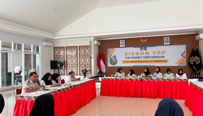 Komitmen Pemenuhan Hak Warga Binaan, Lapas Perempuan Tangerang Selenggarakan Sidang TPP Integrasi dan Remisi