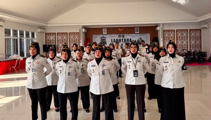 Perkuat Disiplin dan Integritas, Lapas Perempuan Kelas IIA Tangerang Ikuti Apel Bersama Kemenko Kumham Imipas