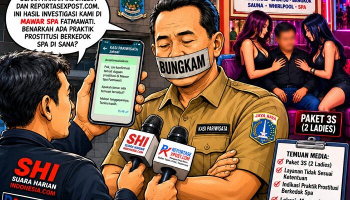Bungkam Saat Dikonfirmasi, Sikap Kepala Seksi Pariwisata Jakarta Selatan atas Dugaan Penyimpangan di Mawar Spa Jadi Sorotan