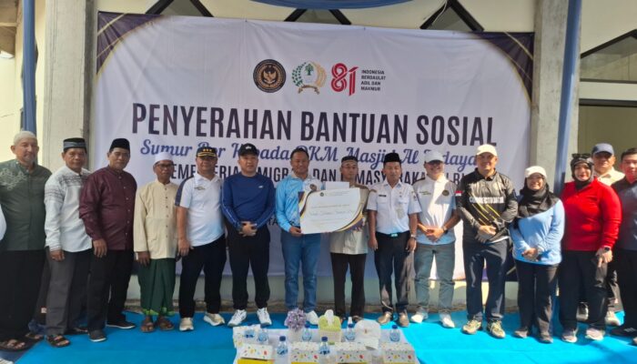 Wujudkan Kepedulian Sosial Kanwil Ditjenpas DK Jakarta Resmikan Sumur Bor di Masjid Al-Hidayah