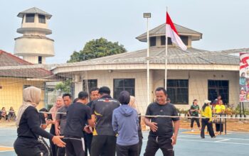 Kompak dan Sportif! Keseruan Lomba Voli Antarpegawai Lapas Perempuan Tangerang