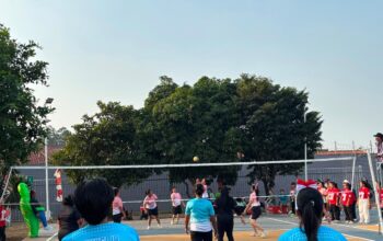 Penuh Antusiasme, Warga Binaan Lapas Perempuan Tangerang Berlaga di Final Lomba Voli