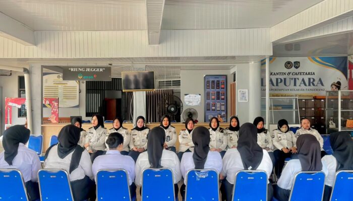 Morning Meeting Peserta MagangHub Batch I Angkatan II Tahun 2026 Lapas Perempuan Kelas IIA Tangerang