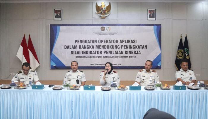 Tingkatkan Kualitas Pengelolaan Data, Lapas Perempuan Tangerang Ikuti Penguatan Operator Aplikasi Kanwil Ditjenpas Banten