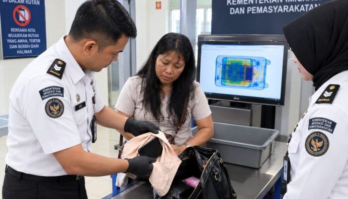 Komitmen Berantas Halinar, Rutan Kelas I Jakarta Pusat Gagalkan Upaya Penyelundupan Handphone Oleh Pengunjung