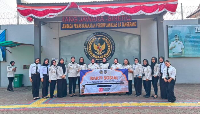 Hangatkan Kebersamaan, Lapas Perempuan Tangerang Berbagi Bersama SKHN 01 Kota Tangerang
